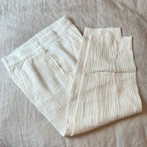 Madewell Lightspun Tapered Huston pants